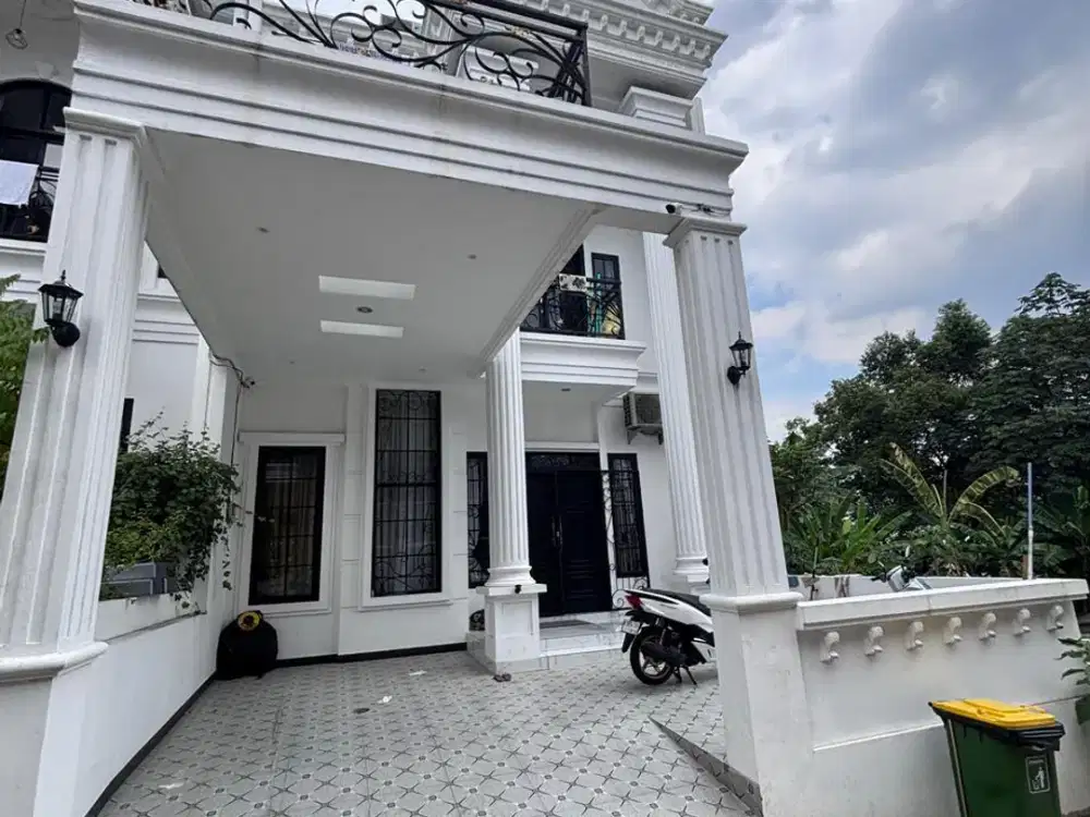 Rumah Cantik 2 Lantai Jatisampurna Bekasi, 4 AC, Full Furnish