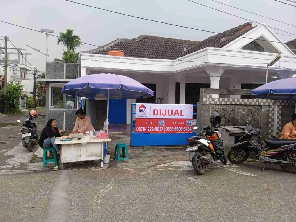 Dijual cepat Rumah Hook di Taman Rahayu 1 jalan utama Bandung