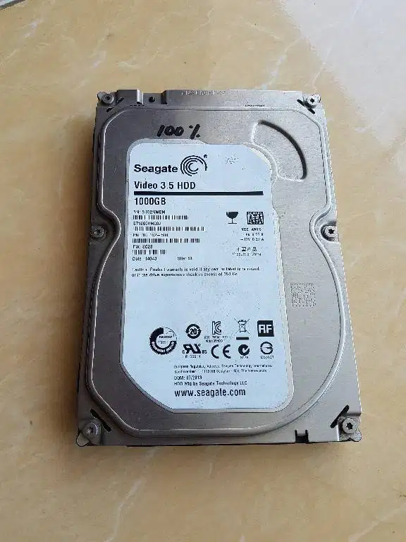 Harddisk Seagate 1tb 7200rpm Sata 3 Sehat 100%