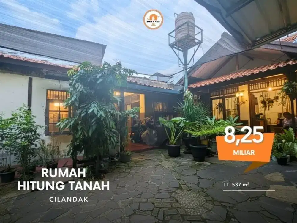 Rumah hitung tanah lokasi strategis harga murah cocok untuk kost kostan di area cilandak jakarta selatan