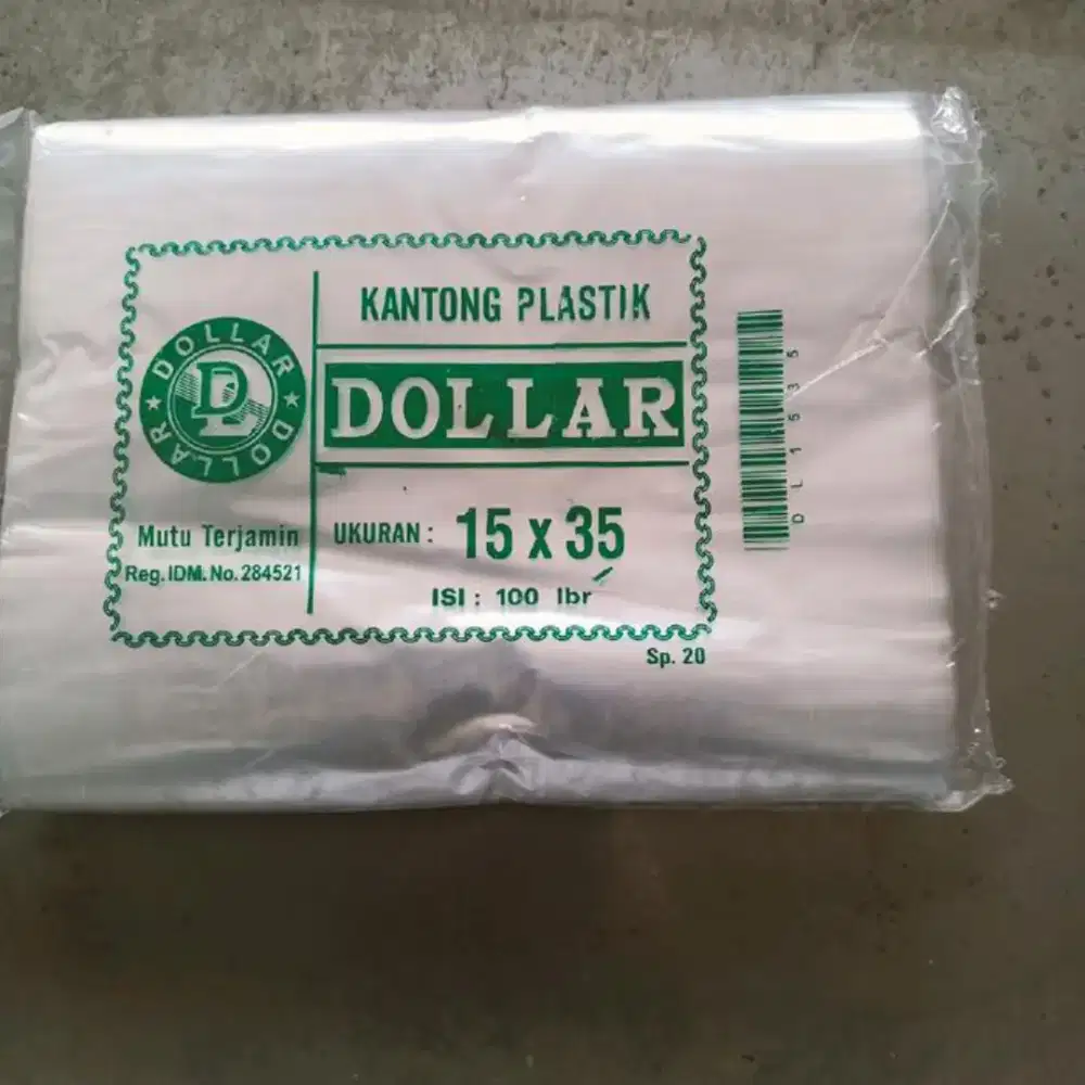 Plastik dollar  asli