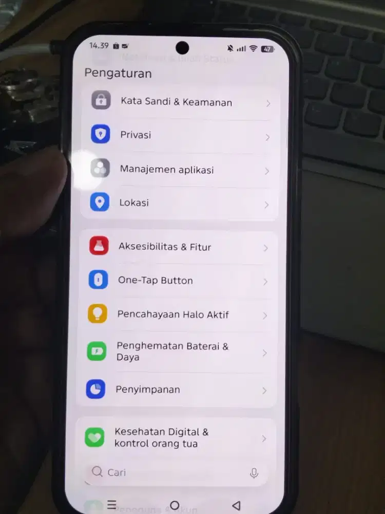 hp infinix note 60 masih bagus box dan cas ada