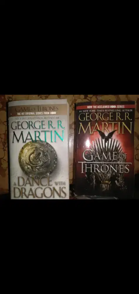Novel ASOIAF (Game of Thrones + Dance with Dragons) original