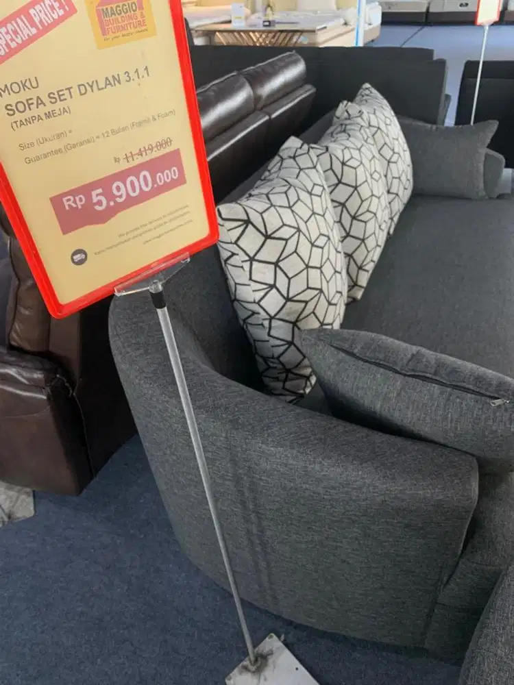 MOKU SOFA SET DYLAN 3.1.1 (Tanpa meja)