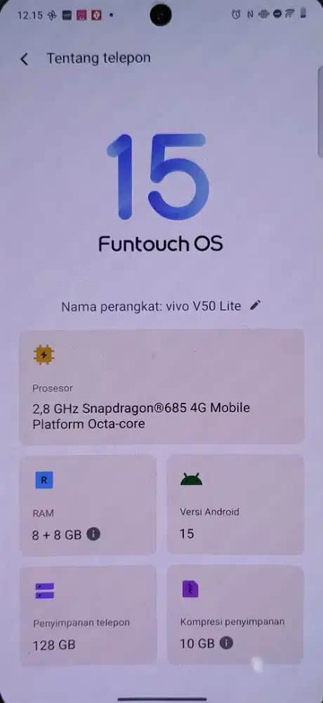 Vivo V50 Lite Fullset