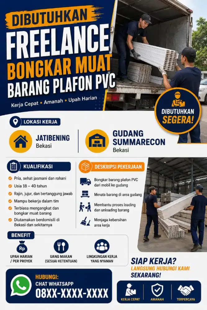 Freelance bongkar muat barang