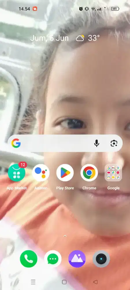 Realme 8 NFC Biru Muda Nego