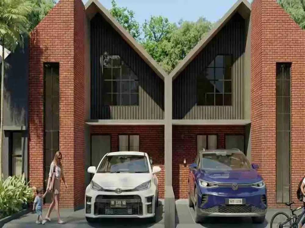 Dijual rumah 1 lantai konsep modern tropis hanya 5 menit ke Aeon Mall Cakung dan Stasiun Cakung di timur jakarta