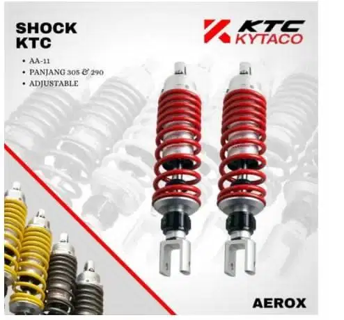 SHOCK  BELAKANG AEROX  KTC KYTACO YAMAHA 290MM