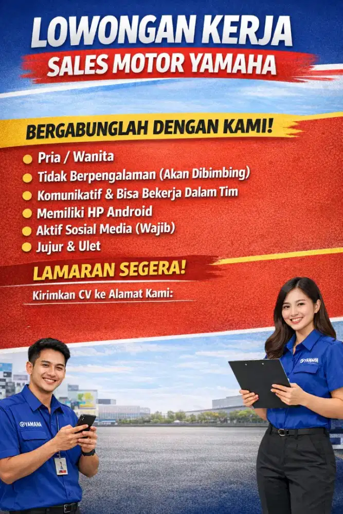 Lowongan sales yamaha