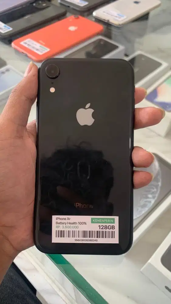iphone Xr 128GB Kemenprin Fulset mulus lengkap