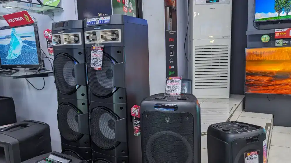 Kredit speaker polytron