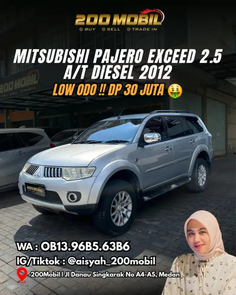 Mitsubishi Pajero Sport 2.5 Exceed A/T Diesel 2012, Silver