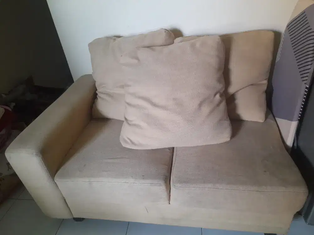 Sofa L plus bantal