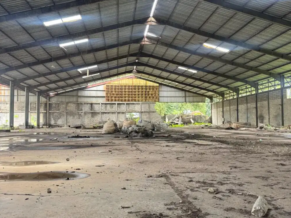 Eks Pabrik Zona Industri Citeureup Bogor, LT 1,5 Ha, Harga Tanah Bonus Bangunan