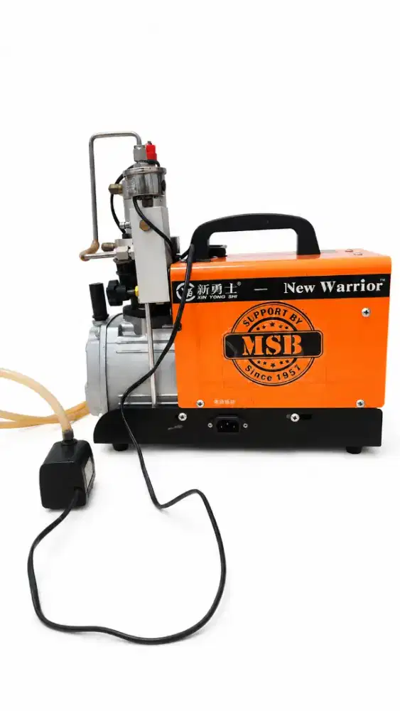 Kompresor PCP New Warrior 1080 Water Cooling 4500 PSI / 300 Bar