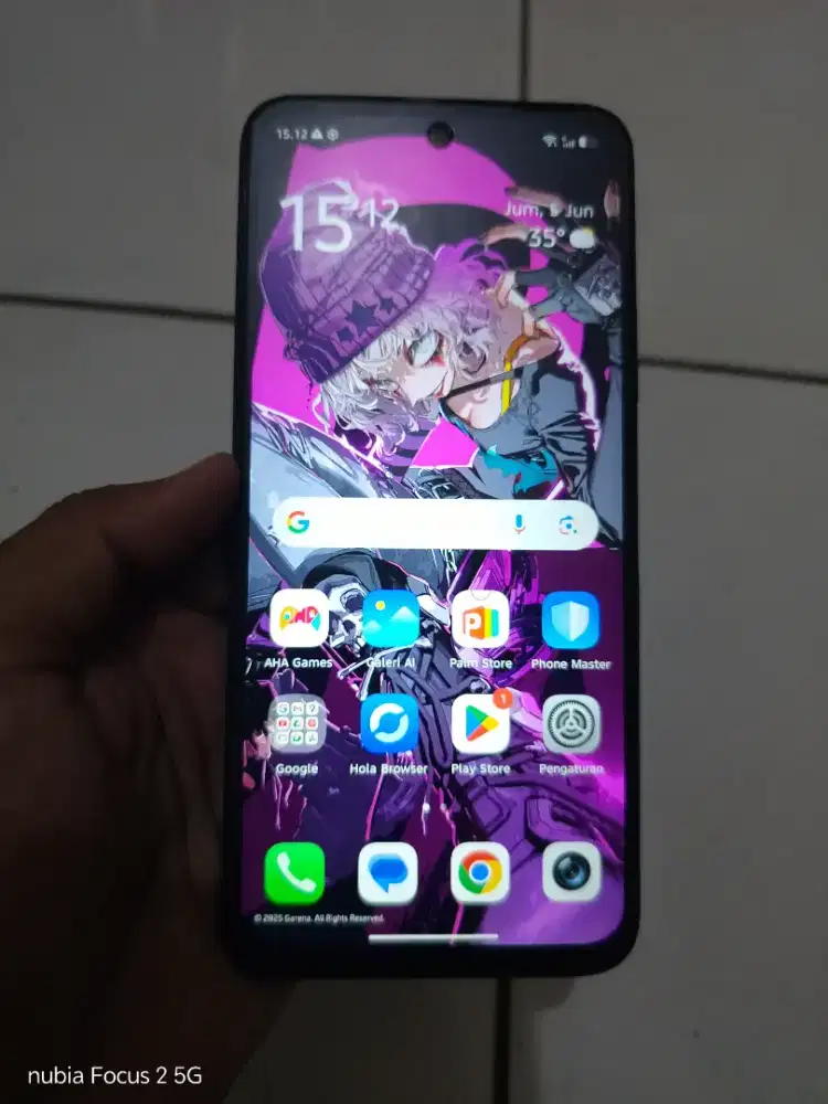 BU hp infinix hot 60i 8+8/256 lcd ori batere awet nfc on belom servis