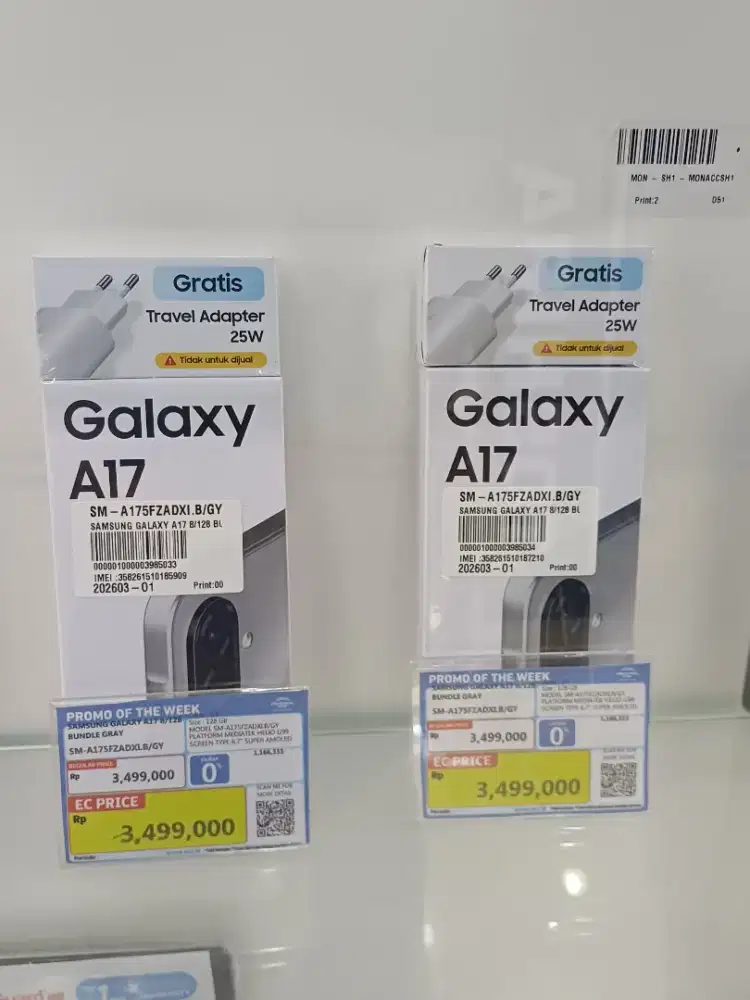 Samsung Galaxy A17 garansi resmi baru termurah