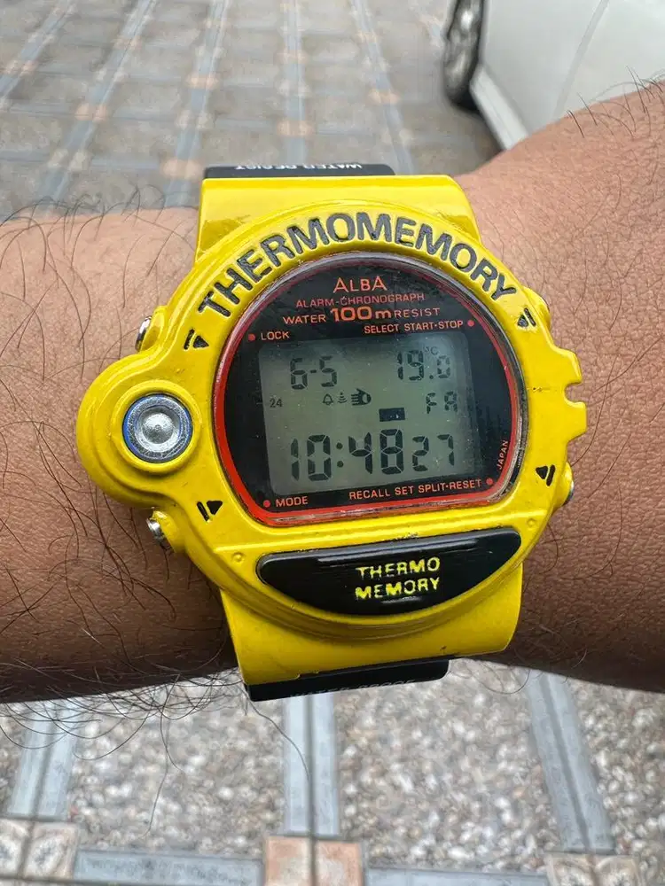 Jam Tangan Rare Vintage Jadul Alba Thermomemory