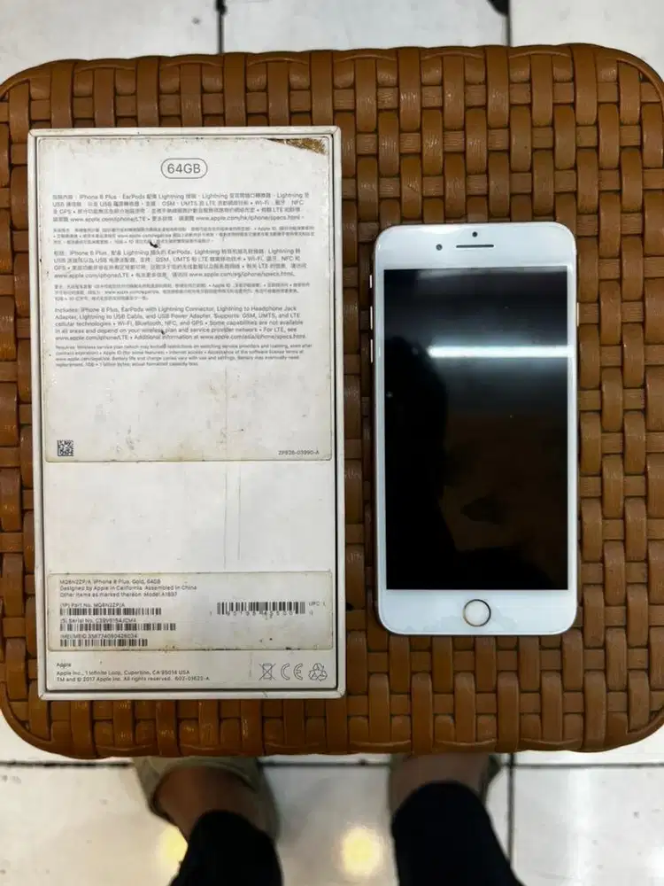 iphone 8plus, 64gb garansi inter mulus