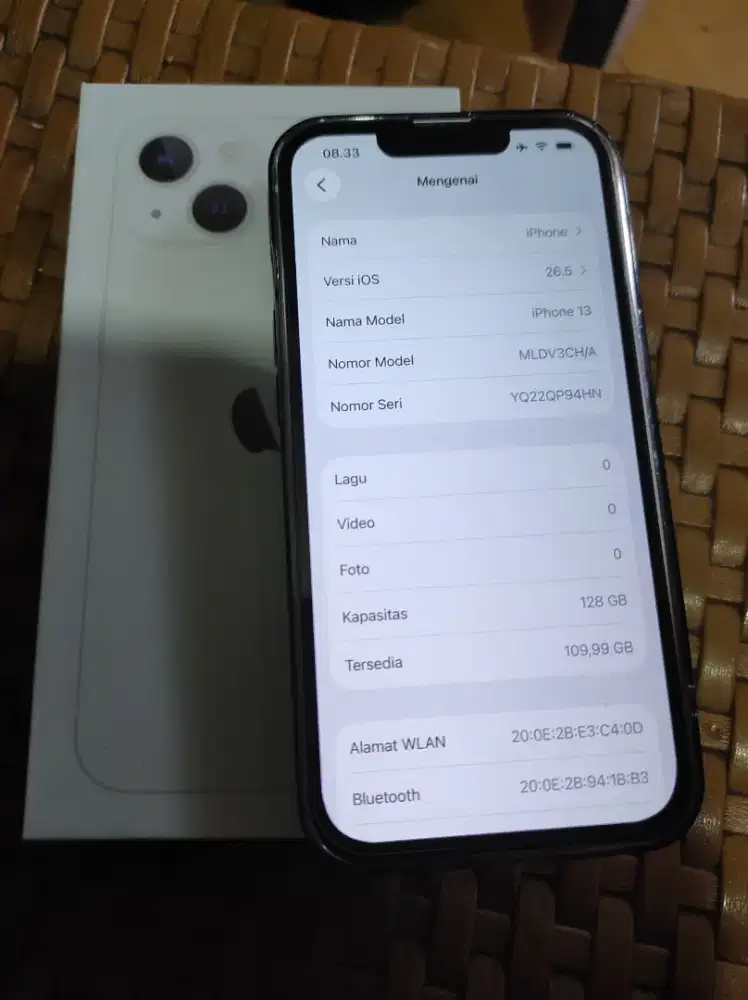 Iphone 13 128gb pulset mulus seperti baru,no minus original semua,nett