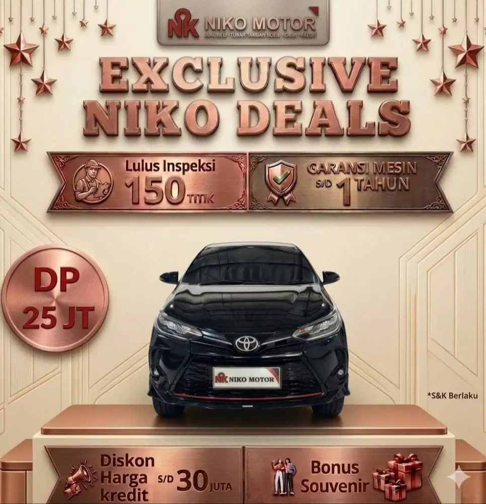(ANTIK KM37RB) YARIS S TRD 7 AIRBAG 2021 AT:2020|2022