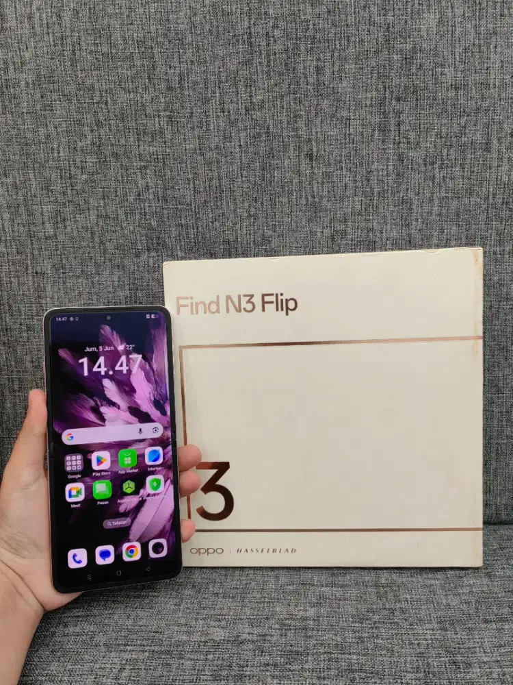 Oppo Find N3 Flip 12/256 Fulset ori resmi no minus mulus