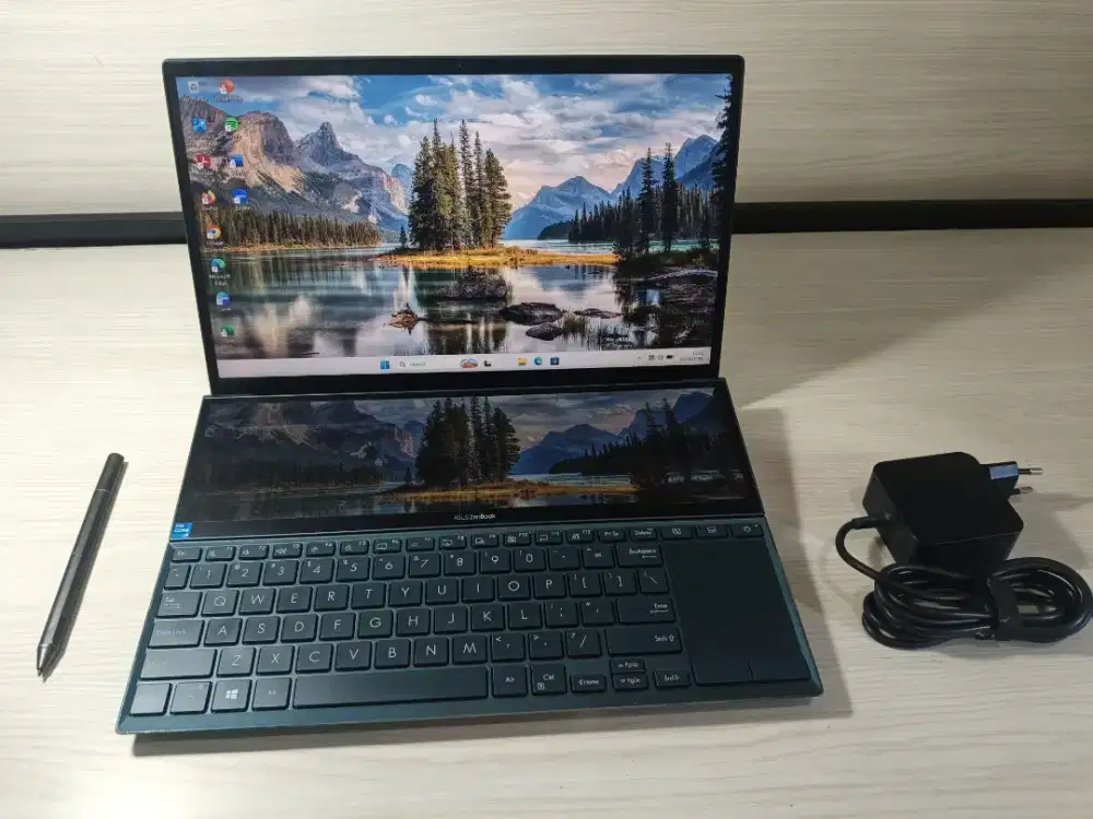 Dijual Cepat! ASUS ZenBook Duo 14 UX482EG i5 Gen 11 MX450 Touchscreen