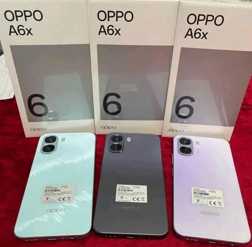 OPPO A6X ( PROMO CASHBACK DAN CICILAN )