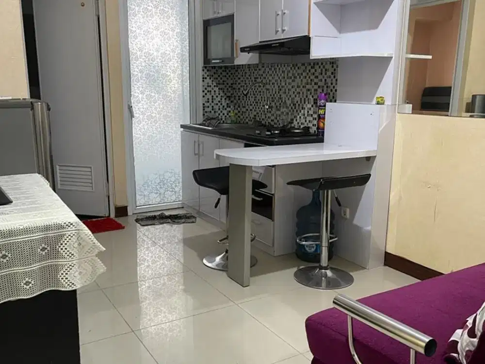 Dijual apartemen the green pramuka city 2 kamar furnish