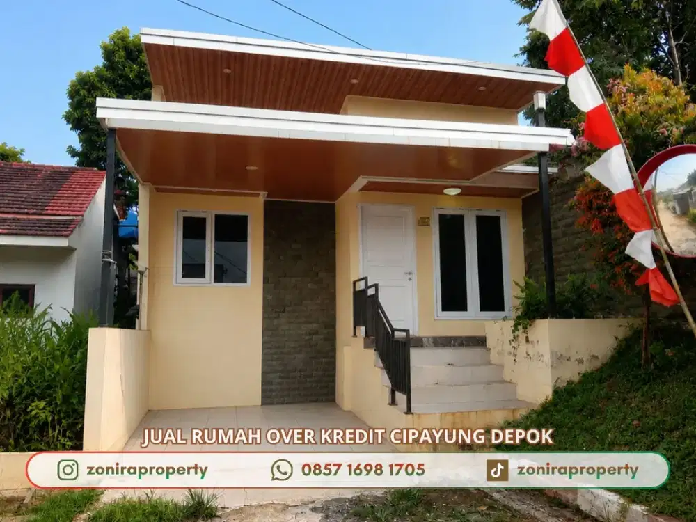 Over Kredit Jual Rumah Murah di Cipayung Depok dekat Stasiun KRL Citayam