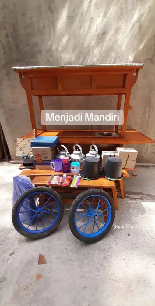 gerobak angkringan fullset