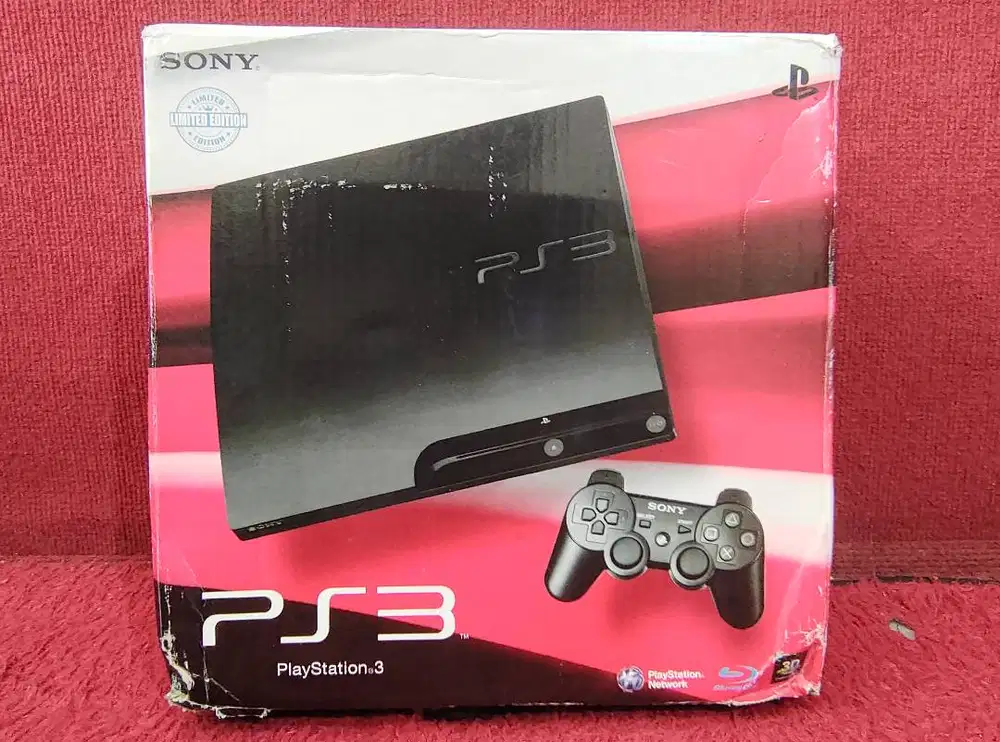 PS 3 Slim HDD Seri CECH-3000A 500GB SEGEL MALANG