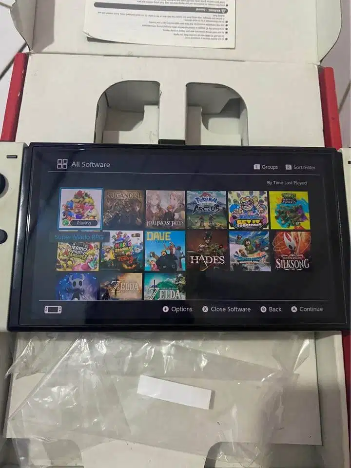 Nintendo Switch OLED White Dualboot Ce Ef We/OFW 128 GB