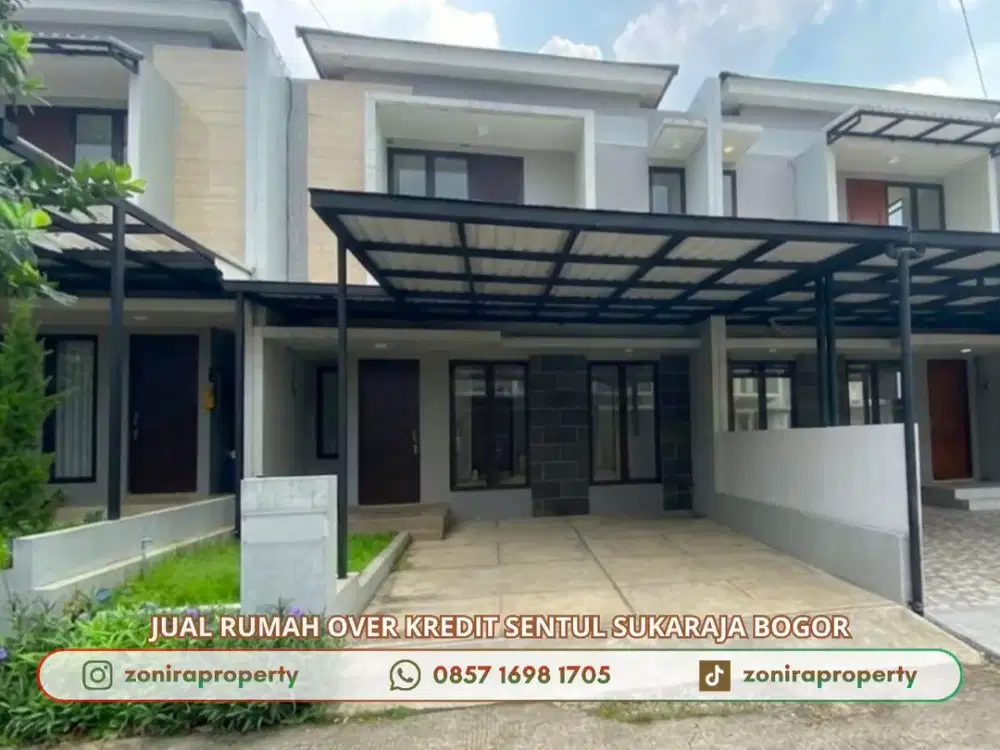 Rumah Over Kredit 98JT Luas 105 di Graha Laras Sentul dkt Tol Nanggewer Bogor
