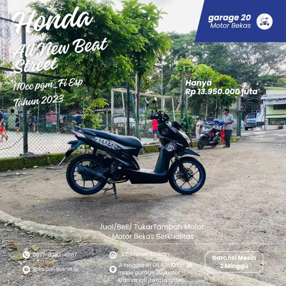 Honda all New Beat Street 110cc Pgm_Fi Esp Tahun 2023