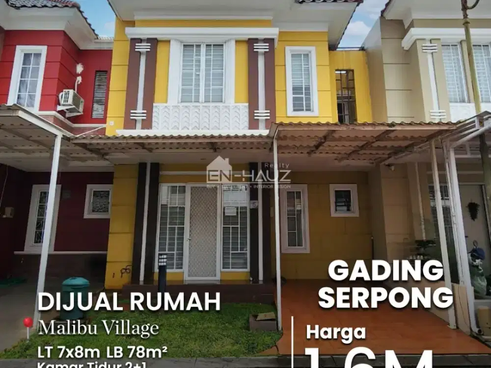 (MT) DIJUAL RUMAH MALIBU VILLAGE, GADING SERPONG