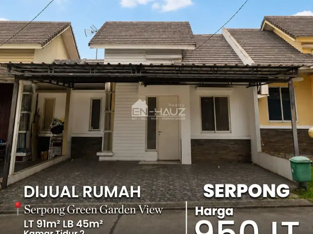 (MT) DI JUAL RUMAH SERPONG GREEN GARDEN VIEW