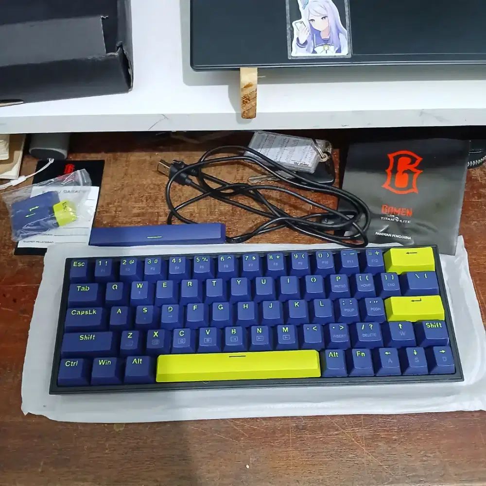 Keyboard Gaming Gamen Titan V Lite Series Keyboard Gaming Mechanical