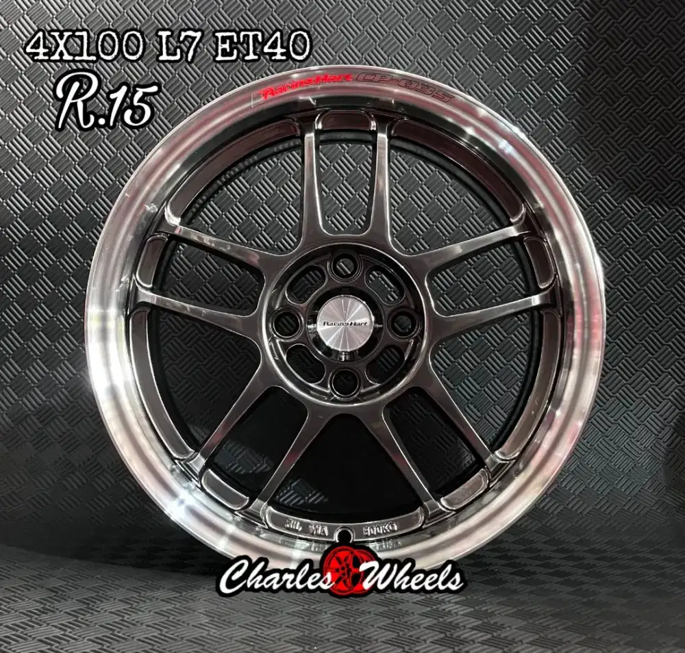 VELG RACINGHART RING 15 HB POLISH
