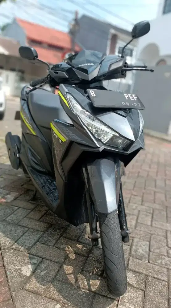 Honda Vario 125 Led ISS 2017 Ori Hitam KM 39rb TERAWAT