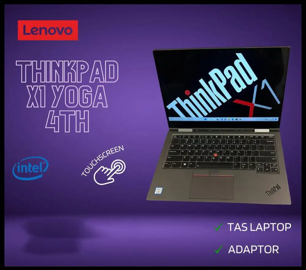 Laptop 2in1 Lenovo Thinkpad X1 Yoga 4th i5/i7 8th Gen Ram 16GB *RRC