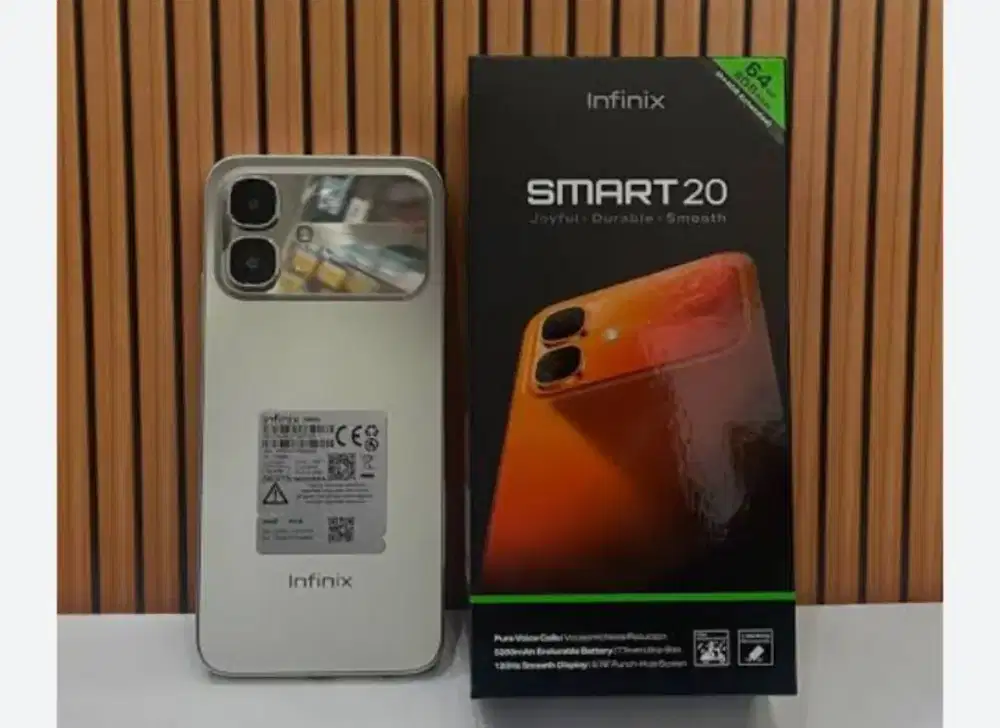 Infinix smart 20 4/64 fullset mulus nominus baru 2 bulan