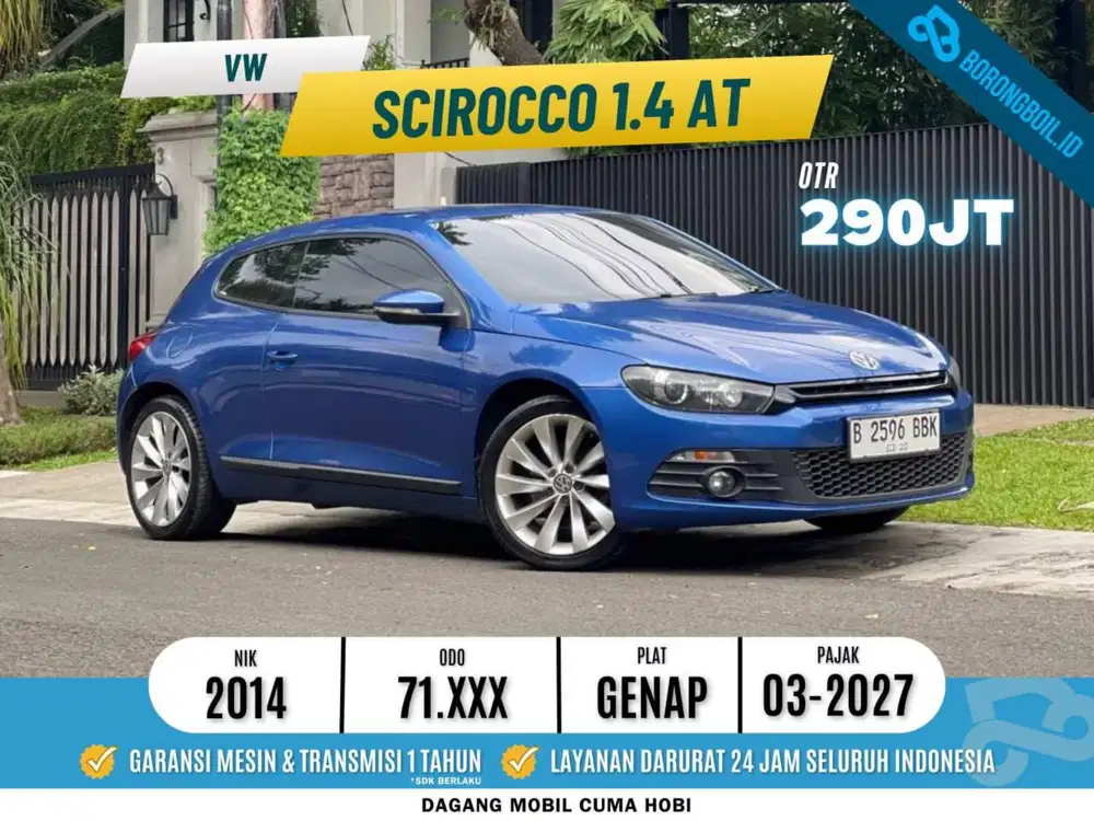 VW Scirocco 1.4 AT 2014 Biru