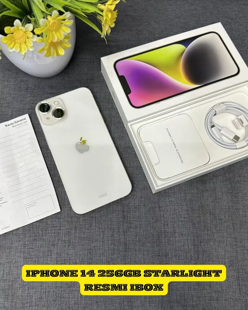 Iphone 14 256gb starlight ibox
