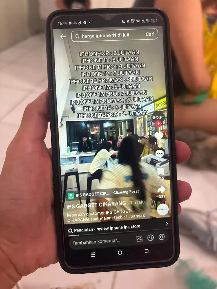 Hp secon seperti baru