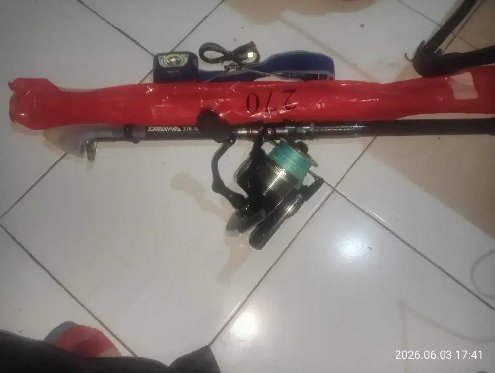 Jual Pancingan, Reel Dan Senter Kepala