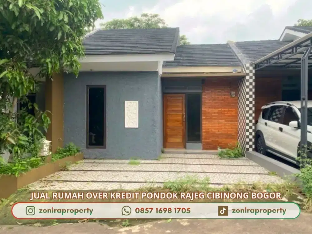 Rumah Asri Depok Dijual Take Over 93JT Lokasi Strategis dkt Alun alun GDC