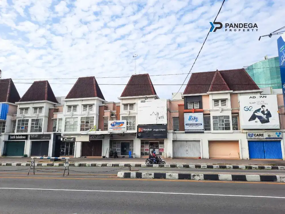 Ruko Ruang Usaha Kantor Depan Hartono Mall Ringroad Utara Dekat UPN, UII, Amikom, UMBY, UGM, UNY, RS JIH, Panda Square, Seturan