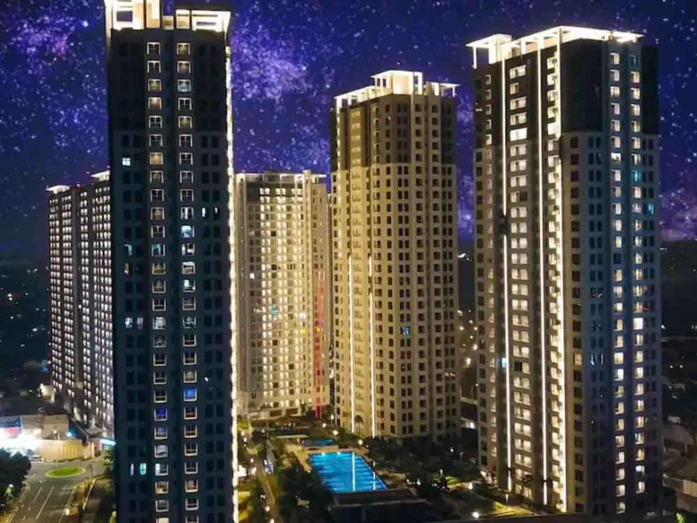 Apartemen Studio Sebrang Mall Summarecon Lantai Tinggi Dijual Murah